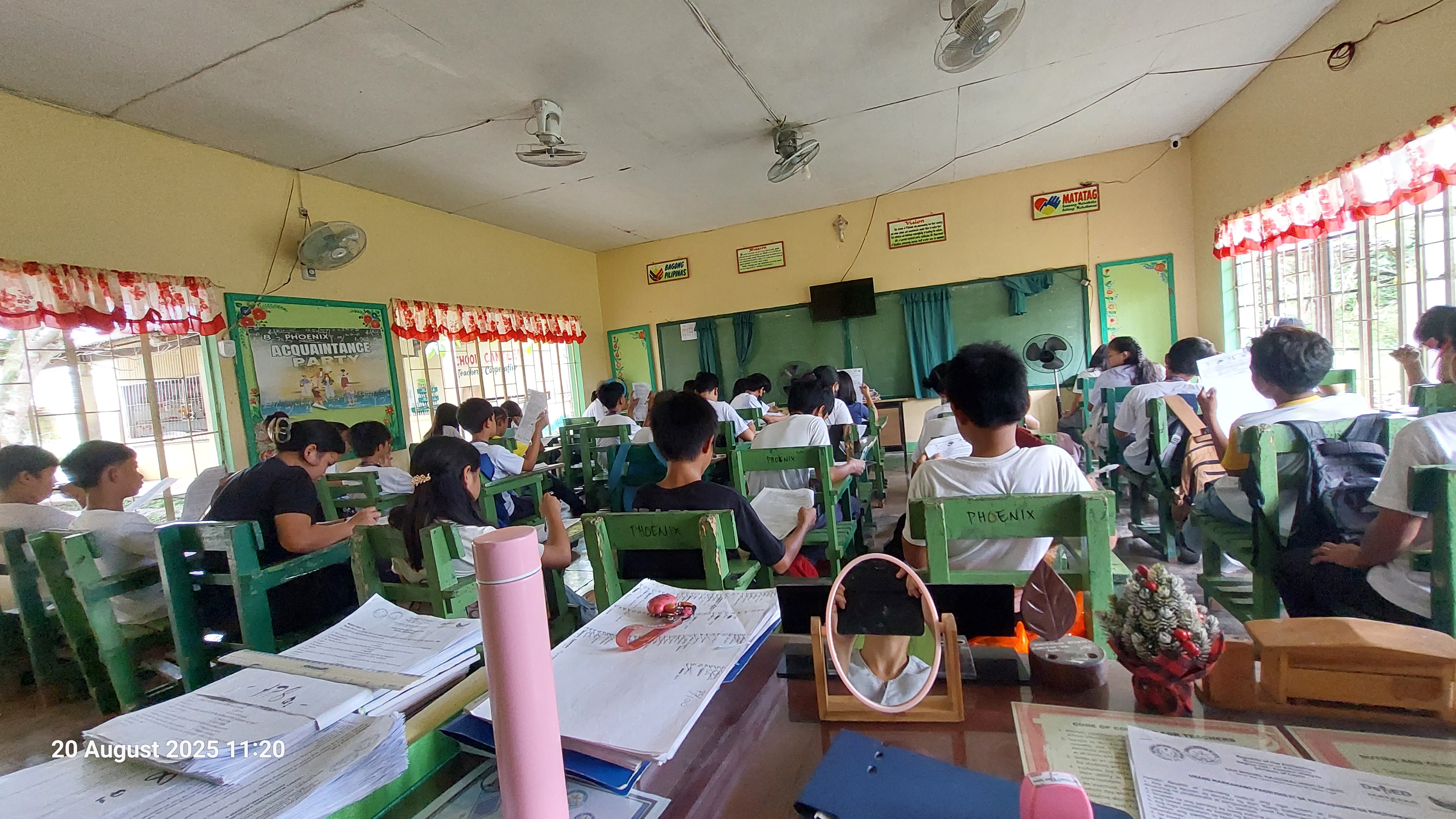 Students engaged in learning Quarterly Assessment